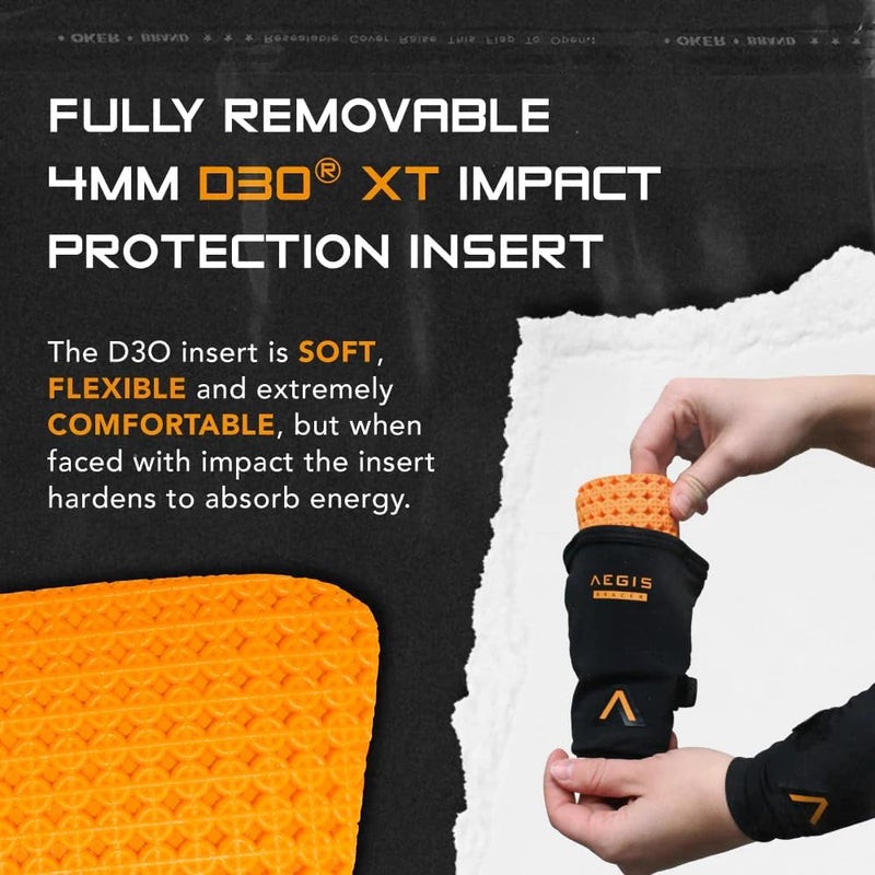 AEGIS Bracer Flex 360 Multi Sport Wrist Guard, Adult/Youth, Featuring Impact and Cut Resistant Technology - Image 4